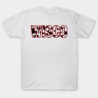 Cow Print Wisconsin T-Shirt